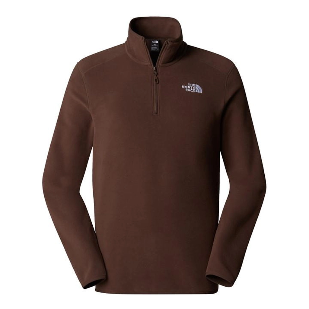 The North Face M 100 Glacier quarter Zip - Eu Smokey B - Brown